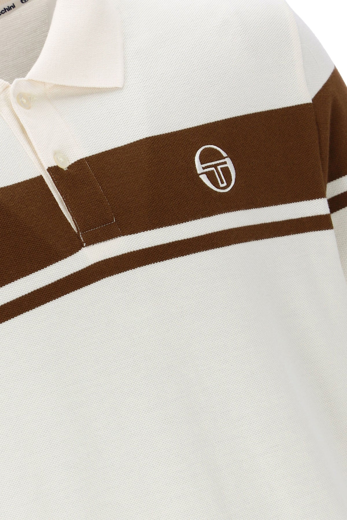SERGIO TACCHINI YOUNG LINE POLO GARDENIA/POTTING SOIL