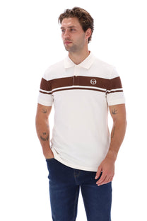 SERGIO TACCHINI YOUNG LINE POLO GARDENIA/POTTING SOIL