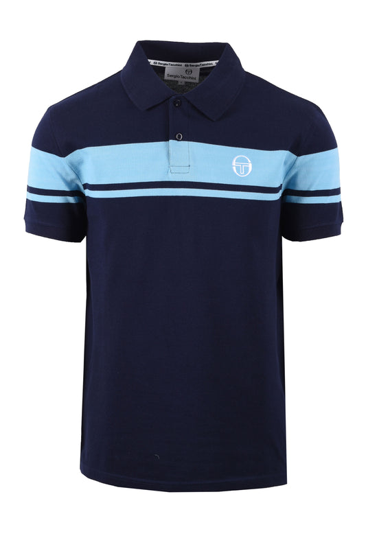 SERGIO TACCHINI YOUNG LINE POLO MARITIME BLUE/BALTIC SEA