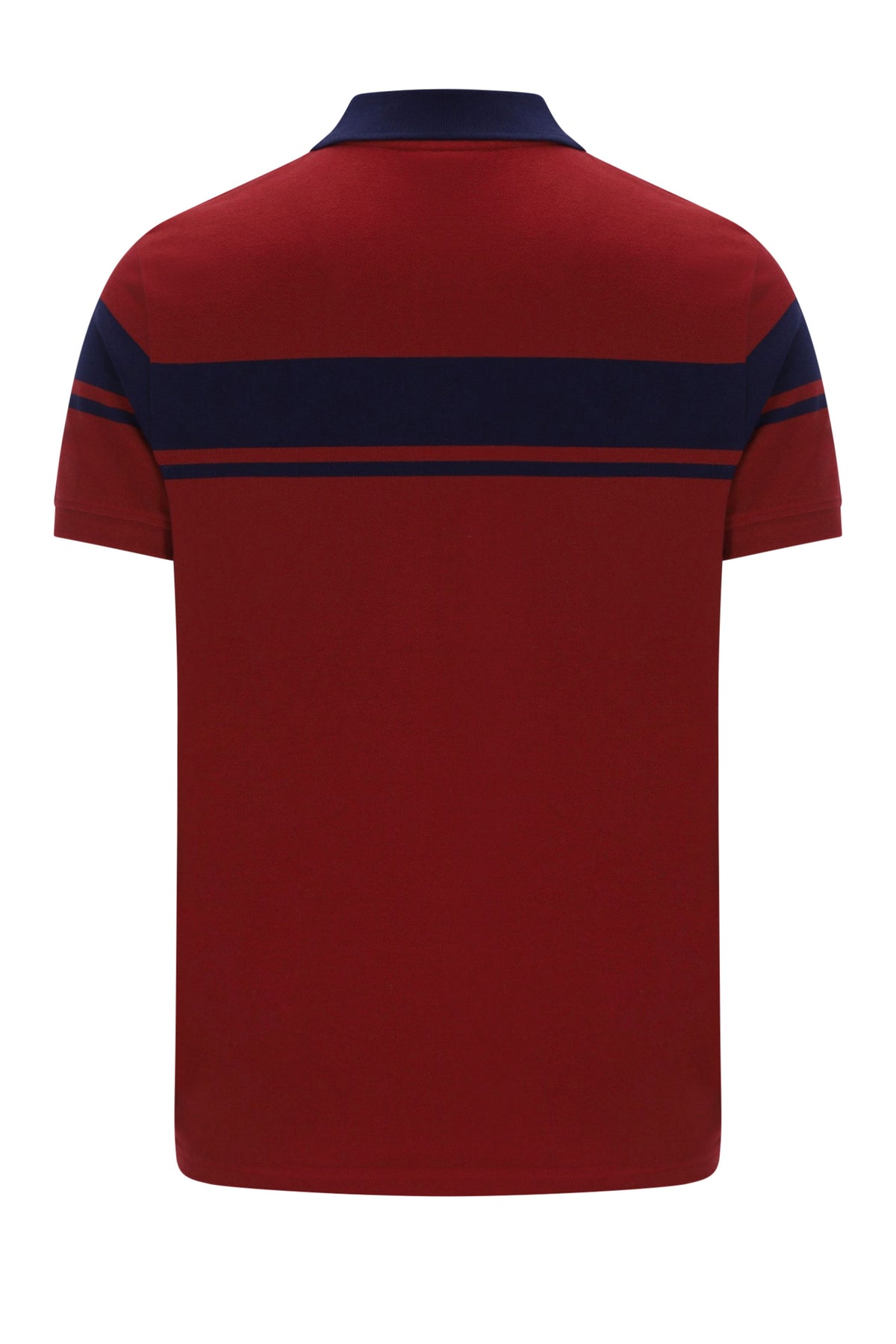 SERGIO TACCHINI YOUNG LINE POLO MERLOT/MARITIME BLUE