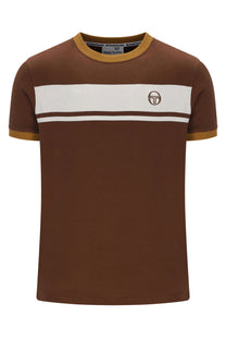 SERGIO TACCHINI MASTER T-SHIRT POTTING SOIL/GARDENIA/GOLDEN BROWN
