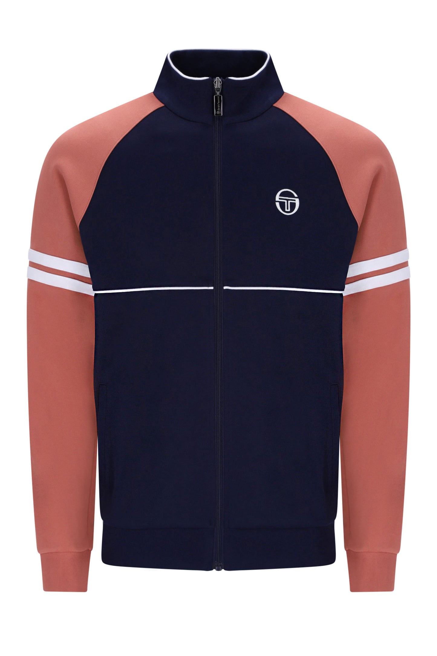 SERGIO TACCHINI ORION TRACK JACKET MARITIME BLUE/LIGHT MAHOGANY Sergio Tacchini Michael Stewart Menswear  Tracksuit