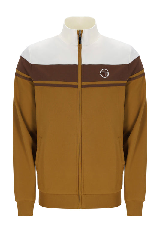 SERGIO TACCHINI DAMARINDO TRACK TOP GARDENIA/POTTING SOIL/GOLDEN BROWN