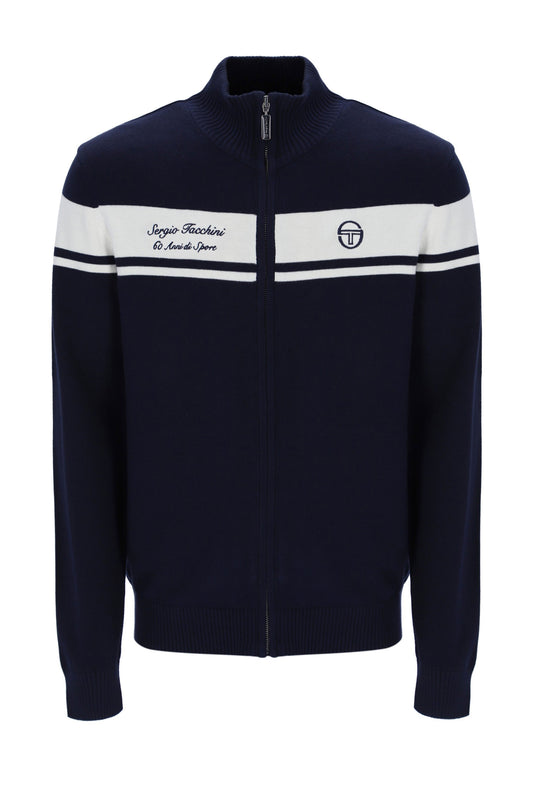 SERGIO TACCHINI 60th ANNIVERSARY CAPOMASTERS TRACK TOP Maritime Blue/Gardenia