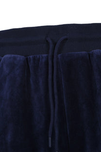 Sergio Tacchini Court Velour Track Pants Maritime Blue/Gardenia Sergio Tacchini