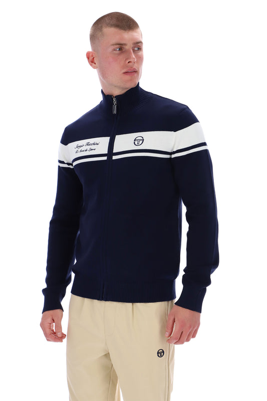 SERGIO TACCHINI 60th ANNIVERSARY CAPOMASTERS TRACK TOP Maritime Blue/Gardenia