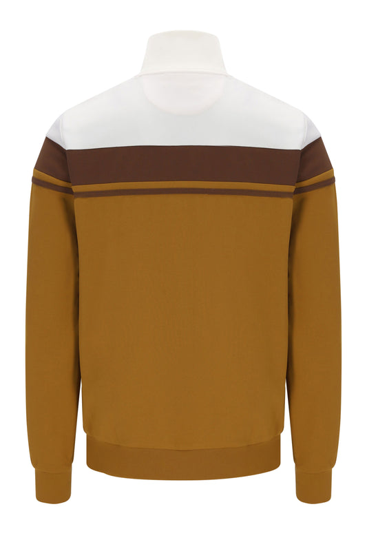 SERGIO TACCHINI DAMARINDO TRACK TOP GARDENIA/POTTING SOIL/GOLDEN BROWN