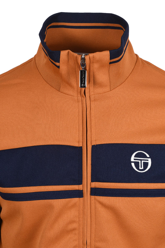 Sergio Tacchini Damarindo Track Top Pumpkin Spice/Maritime Blue