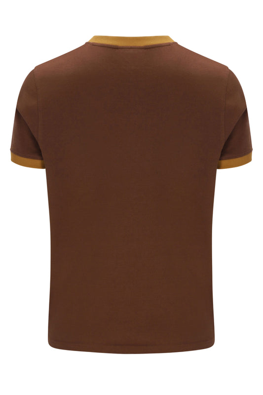SERGIO TACCHINI MASTER T-SHIRT POTTING SOIL/GARDENIA/GOLDEN BROWN