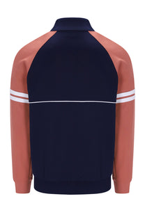 SERGIO TACCHINI ORION TRACK JACKET MARITIME BLUE/LIGHT MAHOGANY Sergio Tacchini Michael Stewart Menswear  Tracksuit