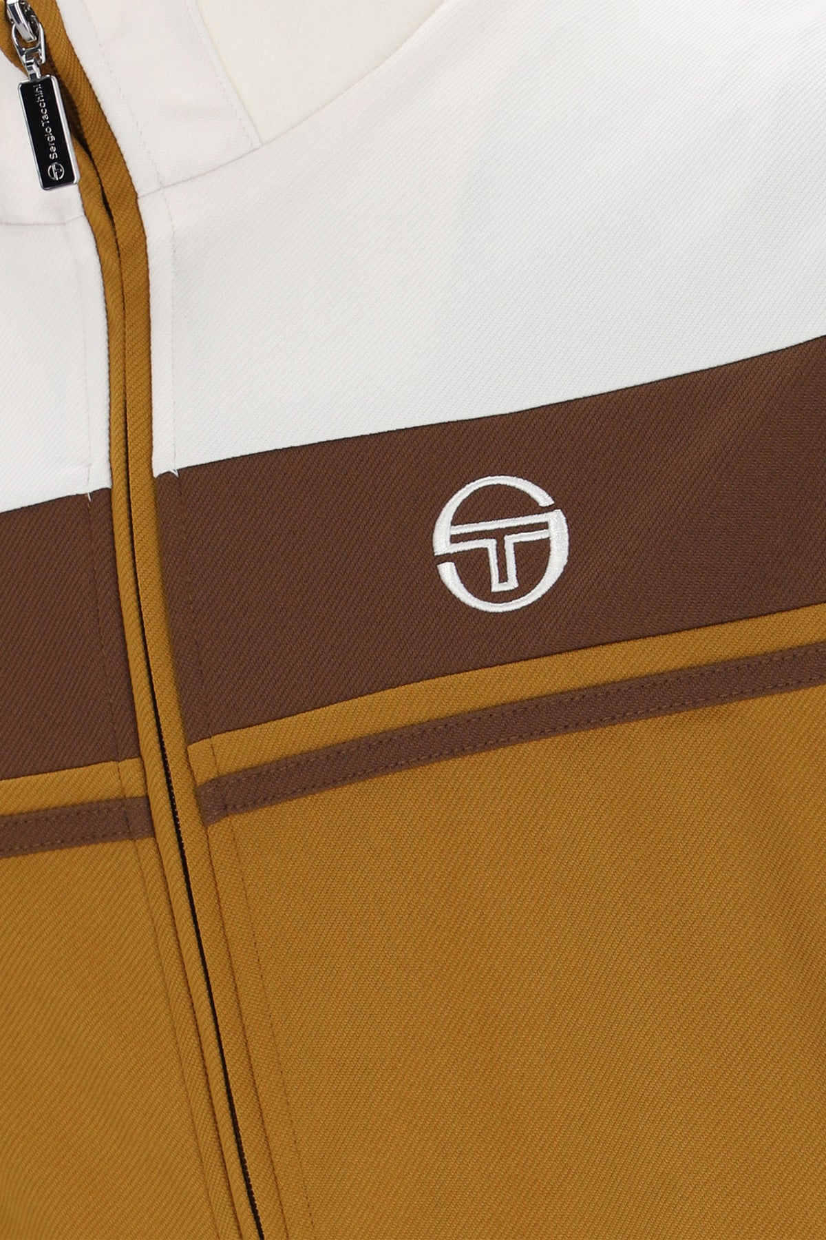 SERGIO TACCHINI DAMARINDO TRACK TOP GARDENIA/POTTING SOIL/GOLDEN BROWN