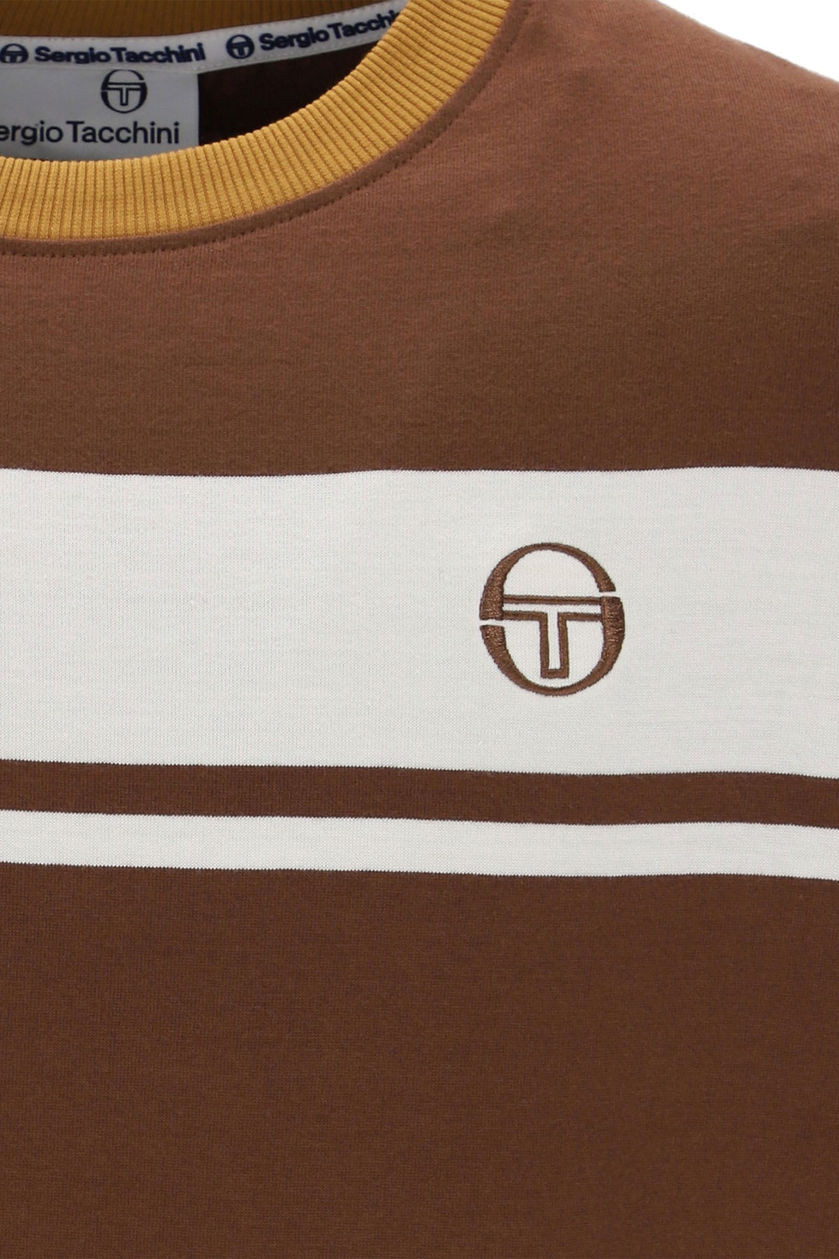 SERGIO TACCHINI MASTER T-SHIRT POTTING SOIL/GARDENIA/GOLDEN BROWN