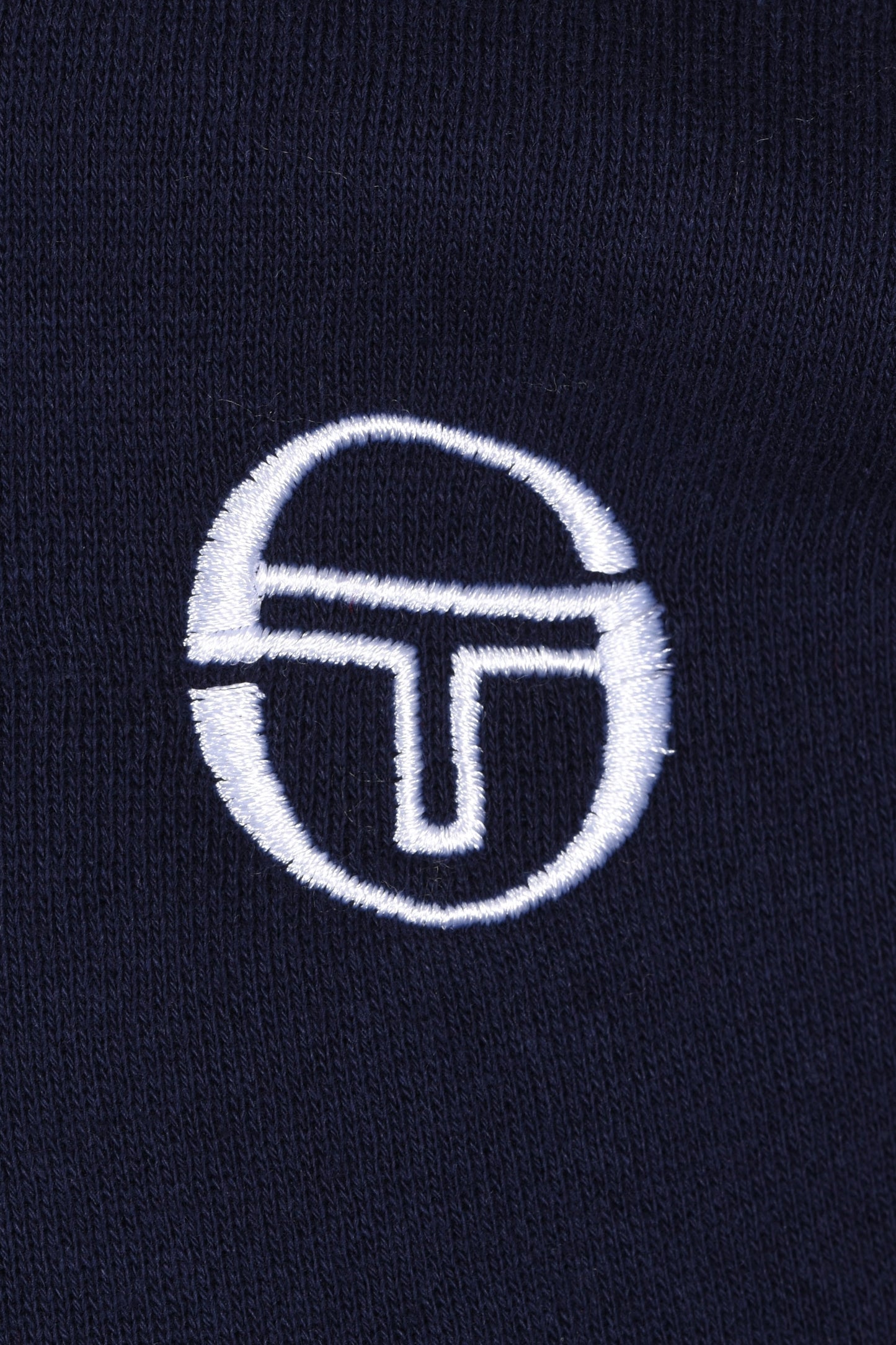 Sergio Tacchini Damarindo Half Zip Sweatshirt Maritime Blue/Adrenaline Rush