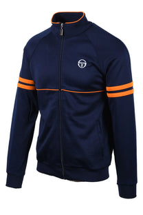 SERGIO TACCHINI ORION TRACK JACKET MARITIME BLUE/ORANGE PEPPER Sergio Tacchini