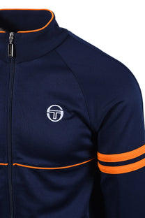 SERGIO TACCHINI ORION TRACK JACKET MARITIME BLUE/ORANGE PEPPER Sergio Tacchini