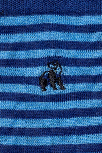 SWOLE PANDA BAMBOO SOCKS SKY BLUE STRIPE Swole Panda Michael Stewart Menswear  Socks