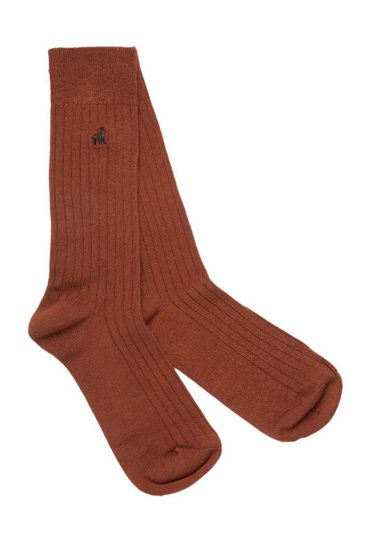 SWOLE PANDA SOCK CHESTNUT BROWN