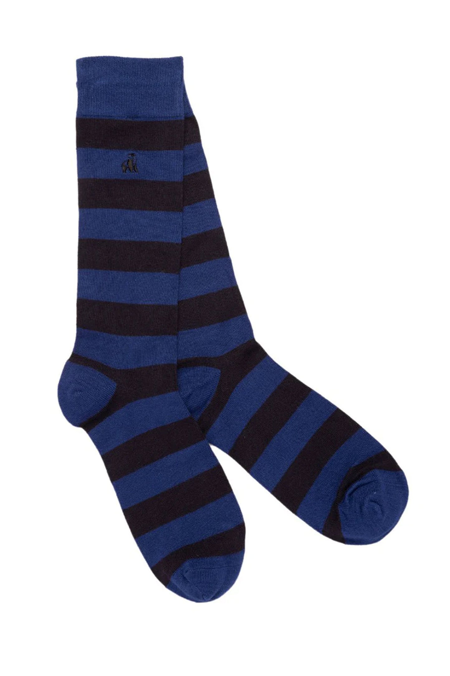 SWOLE PANDA SOCKS CHARCOAL STRIPE