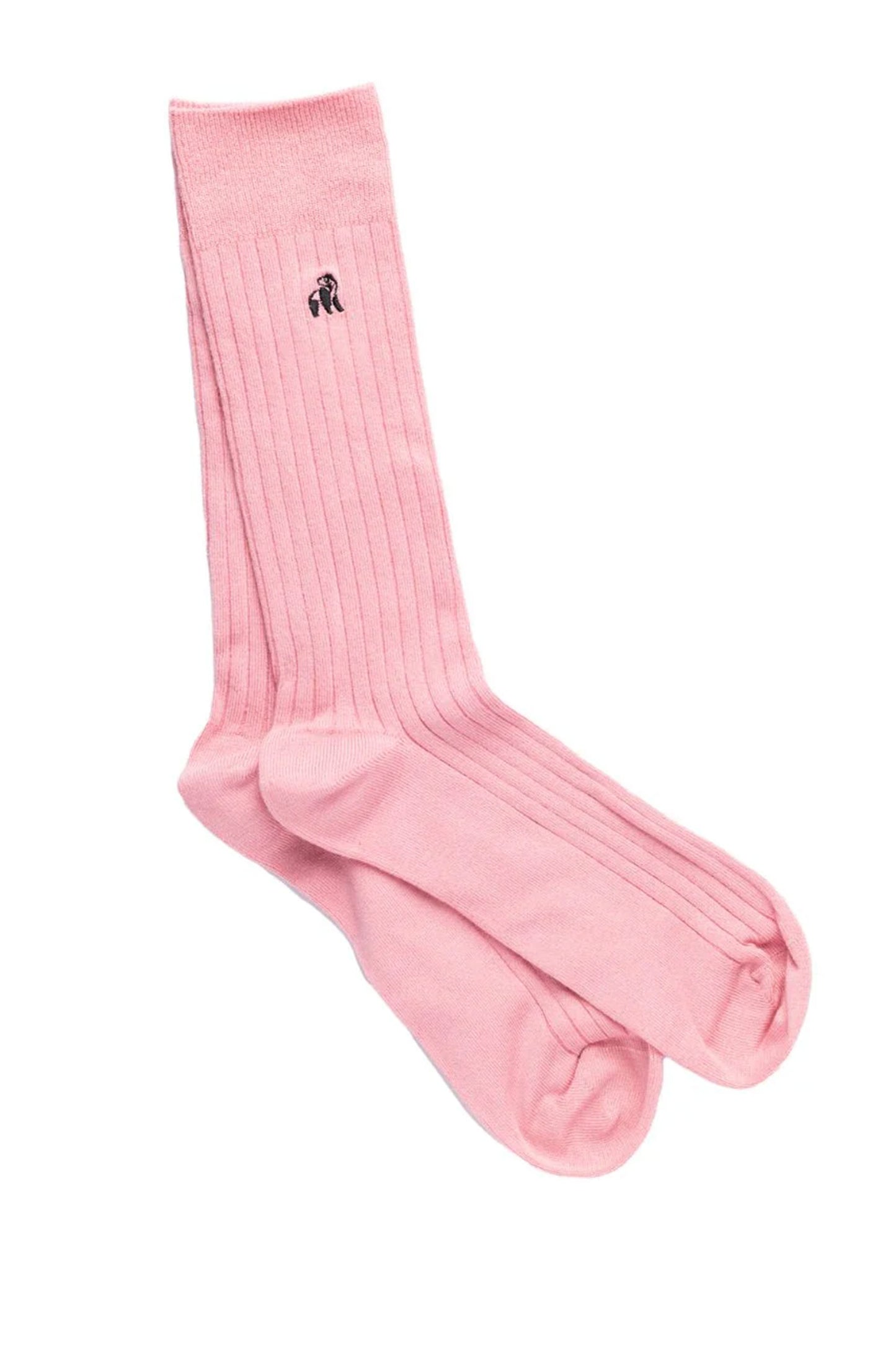 SWOLE PANDA SOCKS LIGHT PINK