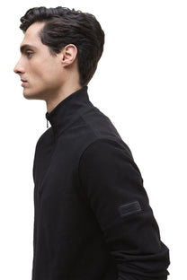 BARBOUR INTERNATIONAL SAMUEL FUNNEL NECK BLACK Barbour International