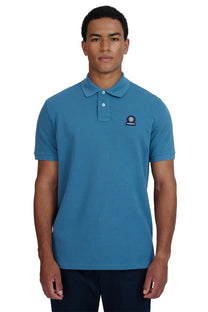 Sandbanks Badge Logo Polo Shirt Teal Sandbanks