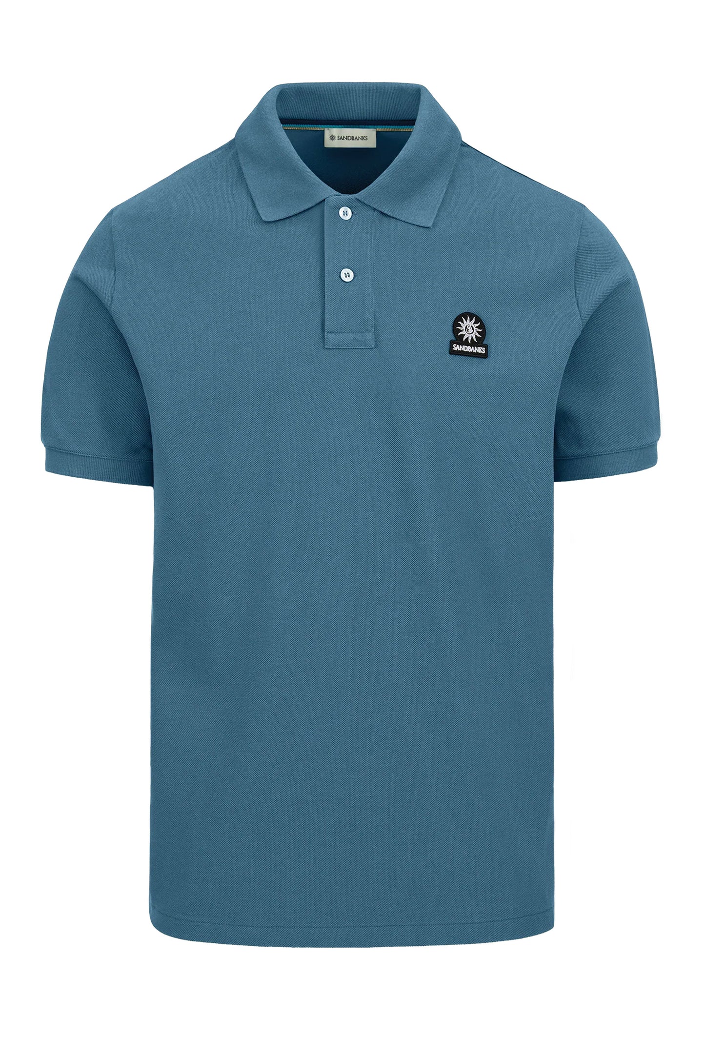 Sandbanks Badge Logo Polo Shirt Teal
