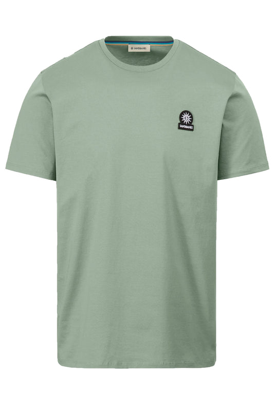 Sandbanks Badge Logo T-Shirt Sage