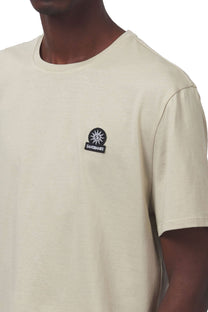 Sandbanks Badge Logo T-Shirt Stone Sandbanks