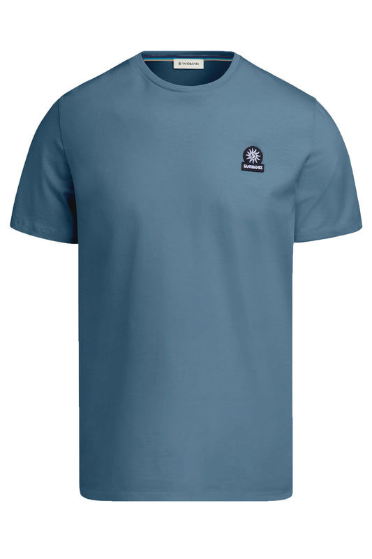 Sandbanks Badge Logo T-Shirt Teal