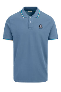 Sandbanks Badge Logo Tipped Polo Teal Sandbanks