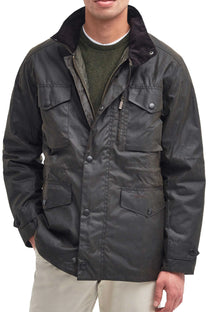 Barbour Sapper Wax Jacket Olive Barbour