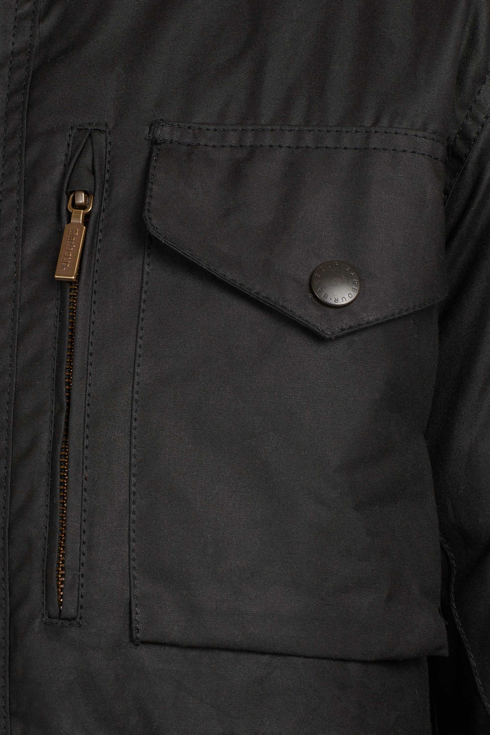 Barbour Sapper Wax Jacket Black Barbour
