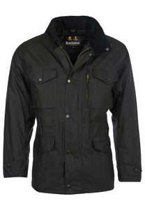 Barbour Sapper Wax Jacket Black Barbour