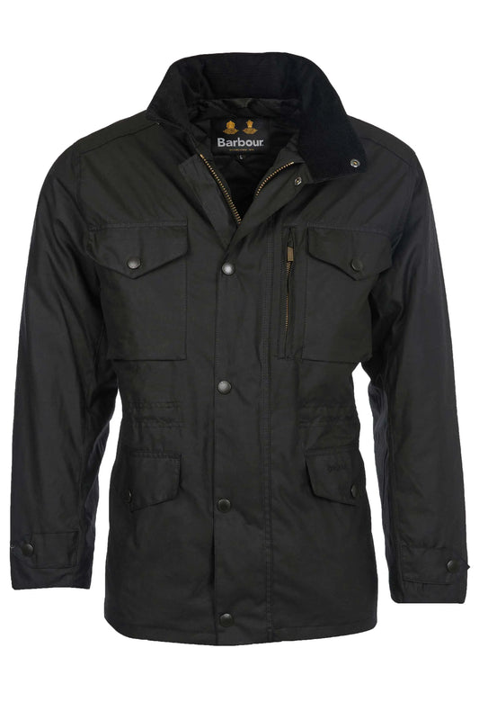 Barbour Sapper Wax Jacket Black Barbour