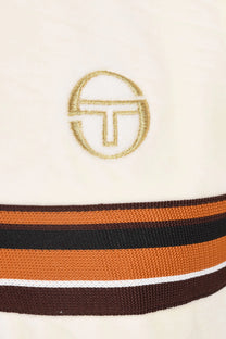Sergio Tacchini Ayme Velour T-Shirt Gardenia/Gold Sergio Tacchini