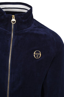 Sergio Tacchini Court Velour Track Top Maritime Blue/Gardenia Sergio Tacchini