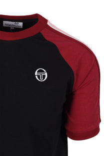 Sergio Tacchini Hadow Ringer T-Shirt Black/Gardenia Sergio Tacchini