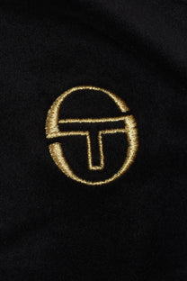 Sergio Tacchini Mahony Half Zip Velour Polo Black/Gold Sergio Tacchini