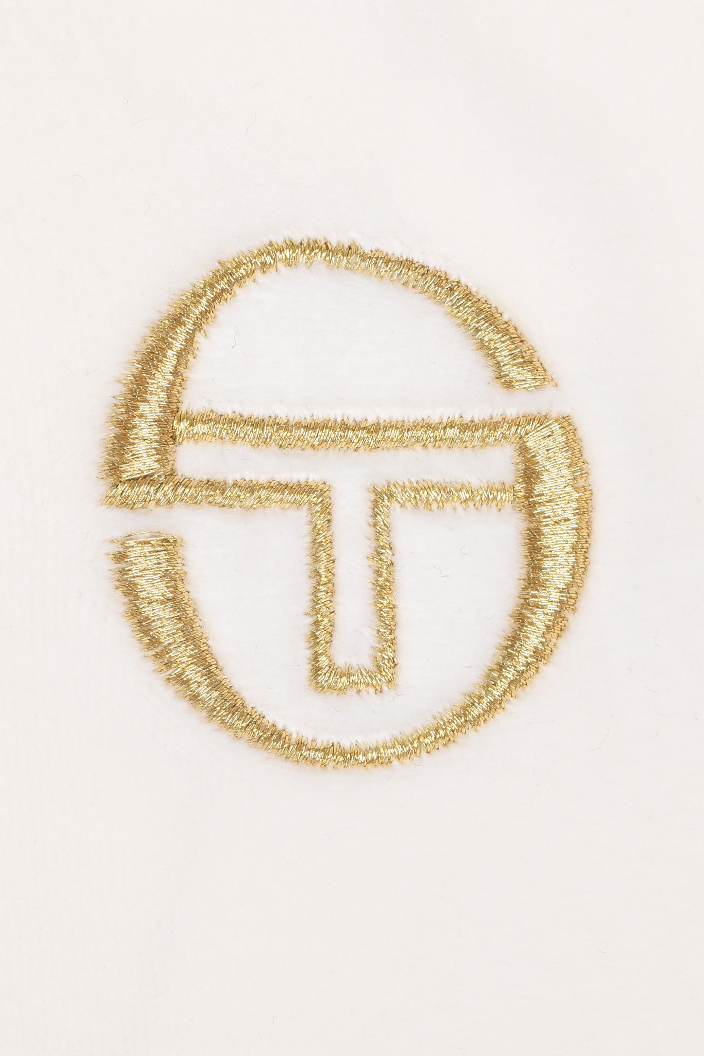 Sergio Tacchini Mahony Half Zip Velour Polo Gardenia/Gold