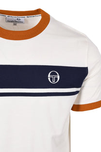 Sergio Tacchini Master T-Shirt Gardenia/Maritime Blue/Pumpkin Sergio Tacchini