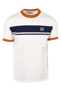 Sergio Tacchini Master T-Shirt Gardenia/Maritime Blue/Pumpkin Sergio Tacchini