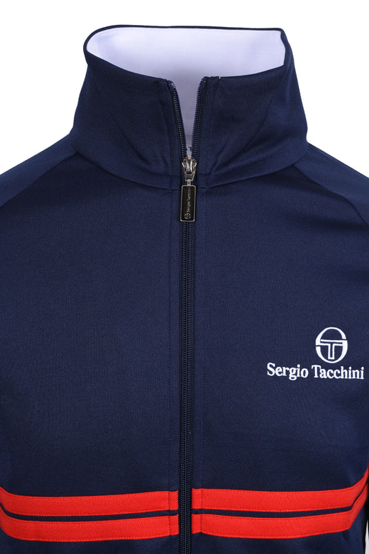Sergio Tacchini New Dallas Track Top Maritime Blue/White/Red