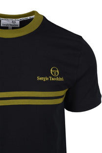 Sergio Tacchini New Supermac T-Shirt Black/Avocado Sergio Tacchini
