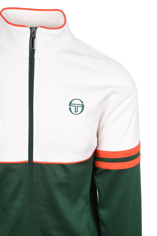 Sergio Tacchini Orion Track Top Gardenia/Eden/Tangerine Tango