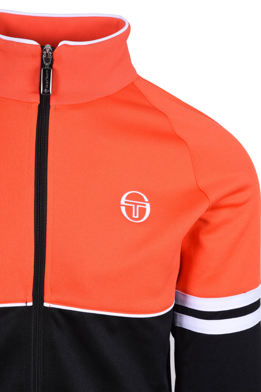 Sergio Tacchini Orion Track Top Tangerine Tango/Black