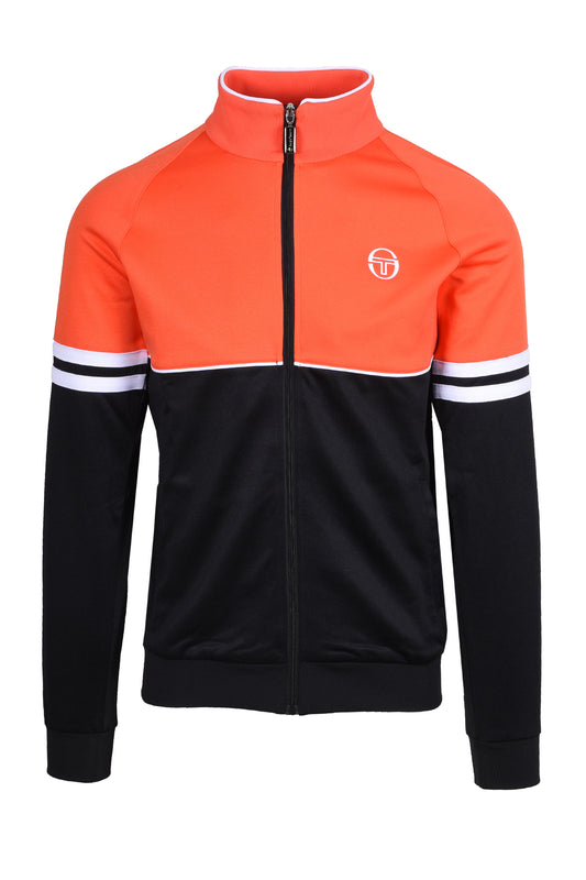 Sergio Tacchini Orion Track Top Tangerine Tango/Black
