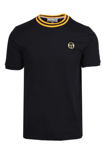 Sergio Tacchini Rainer T-Shirt Maritime Black/Old Gold Sergio Tacchini