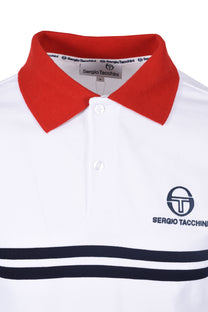 Sergio Tacchini SuperMK2 Polo White/Adrenaline Rush Sergio Tacchini
