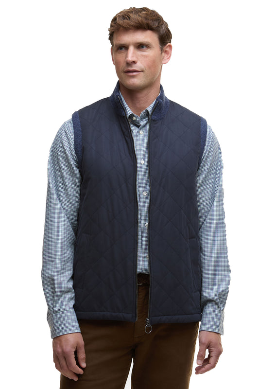 BARBOUR SHOVELER GILET NAVY