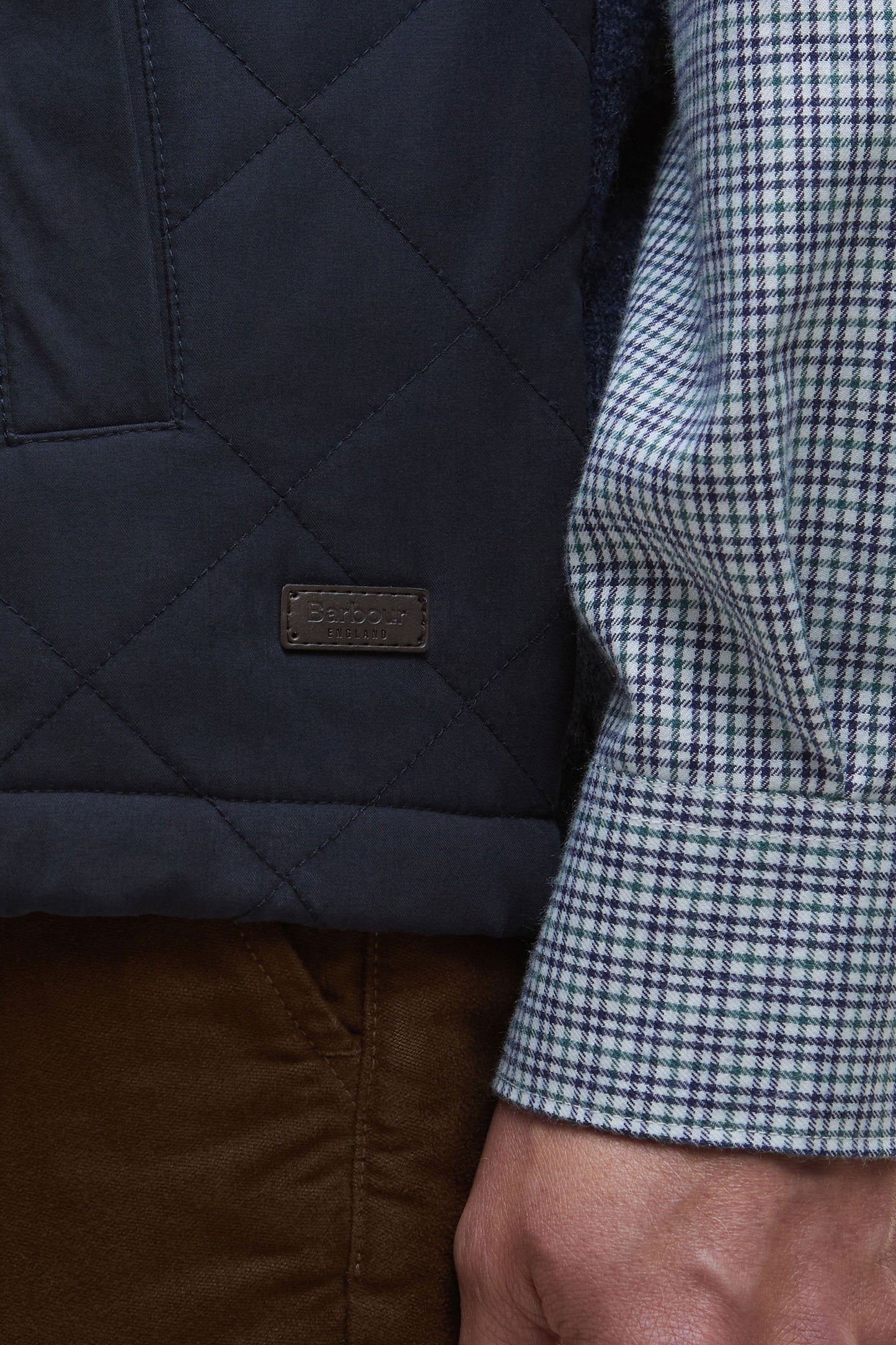 BARBOUR SHOVELER GILET NAVY